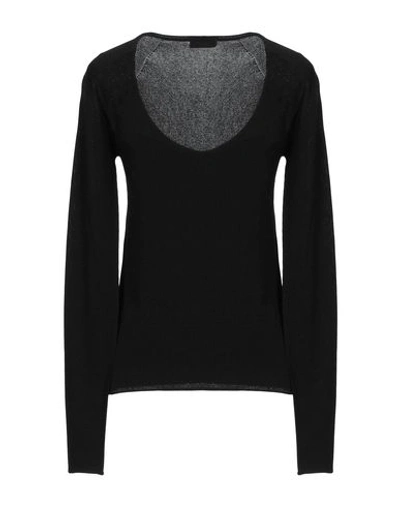 Shop Malo Sweater In Black