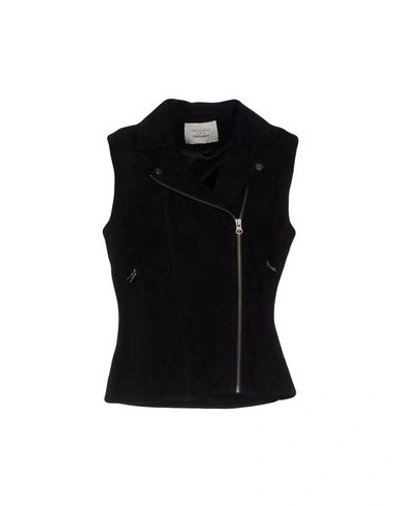 Shop Trilogy Leather Jacket In Black