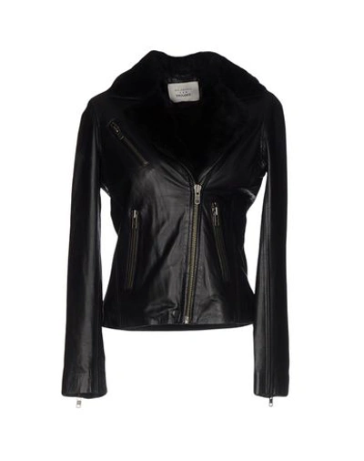 Shop Trilogy Biker Jacket In Black