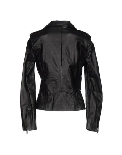 Shop Trilogy Biker Jacket In Black