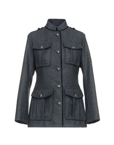 Shop Camplin Coat In Lead