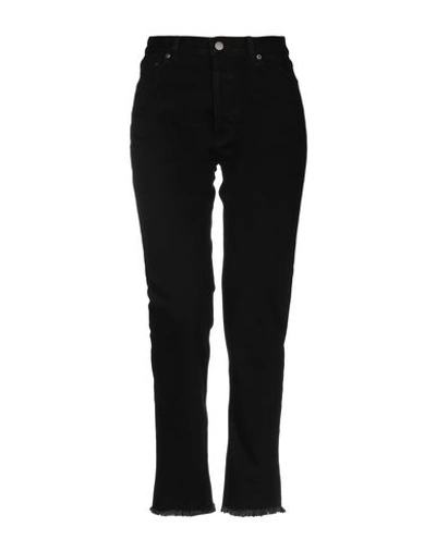 Shop Celine Woman Jeans Black Size 2 Cotton