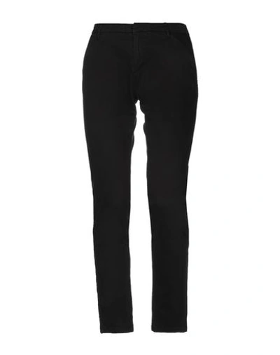 Shop Reiko Woman Pants Black Size 30 Cotton, Elastane