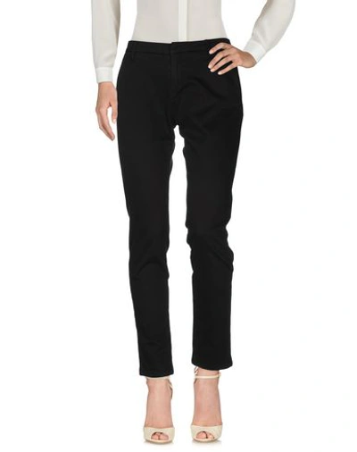 Shop Reiko Woman Pants Black Size 30 Cotton, Elastane