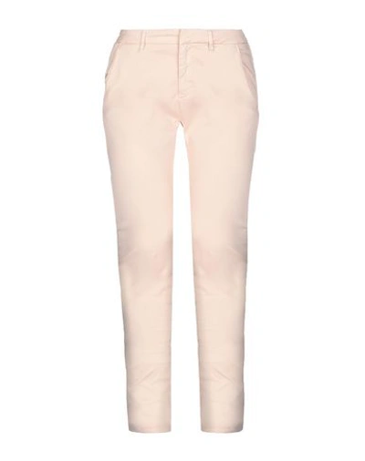 Shop Reiko Woman Pants Light Pink Size 25 Cotton, Elastane