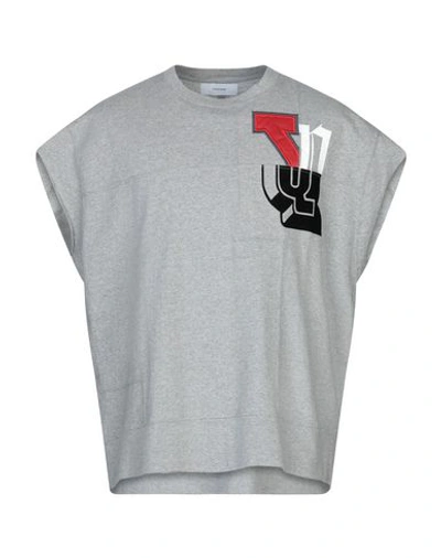 Shop Facetasm T-shirt In Light Grey