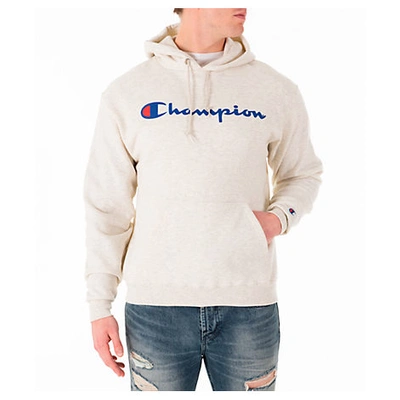 Shop Champion Men's  Sc Graphic Hoodie, White/brown