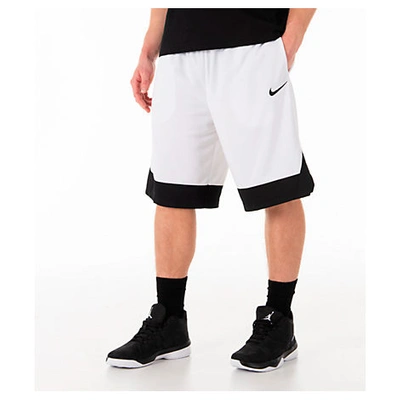 Shop Nike Men's Dri-fit Icon Basketball Shorts, White