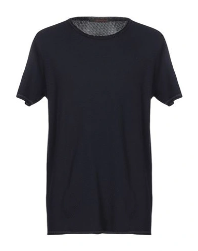 Shop Jeordie's Man T-shirt Midnight Blue Size L Cotton