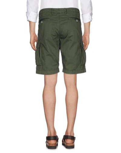 Shop Perfection Shorts & Bermuda In Military Green