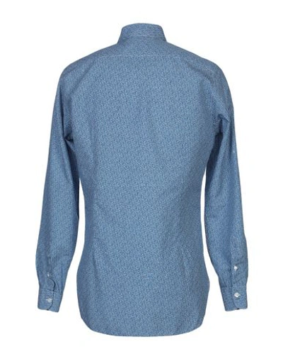 Shop Danolis Linen Shirt In Blue