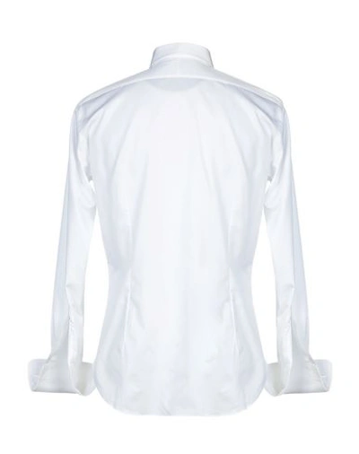 Shop Truzzi Solid Color Shirt In White