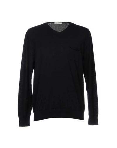 Shop Obvious Basic Sweater In Dark Blue