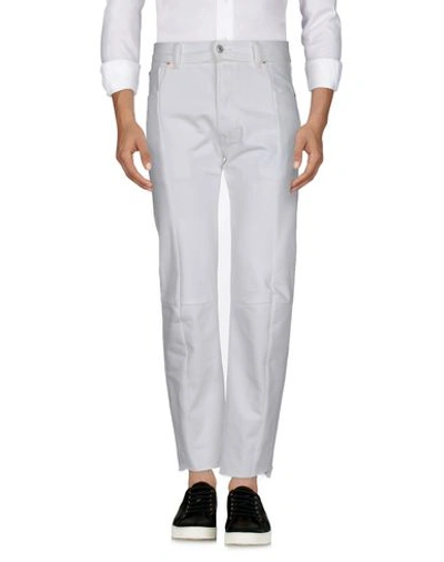 Shop Vetements Denim Pants In White