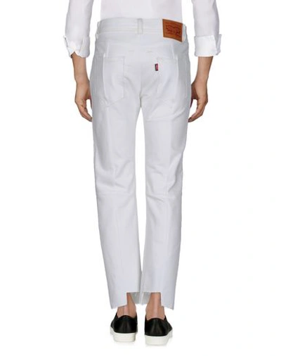 Shop Vetements Denim Pants In White