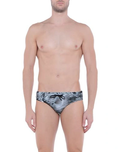 Shop Roberto Cavalli Beachwear Swim Briefs In Black