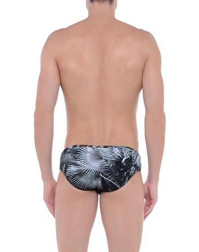 Shop Roberto Cavalli Beachwear Swim Briefs In Black