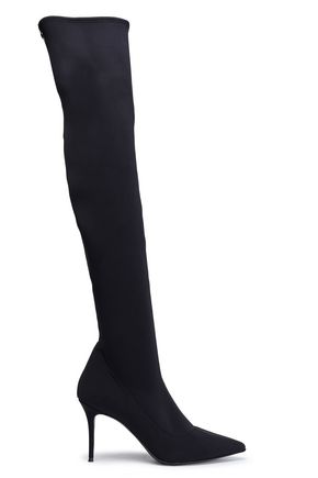giuseppe zanotti neoprene thigh boots