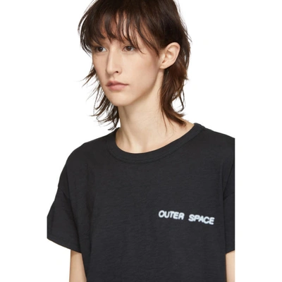 Shop Rag & Bone Rag And Bone Black Outer Space T-shirt In 001 Black