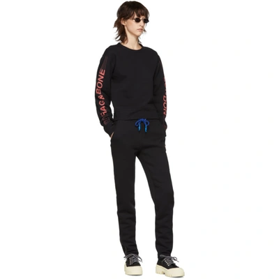 Shop Rag & Bone Rag And Bone Black London Sweatshirt In 001 Black