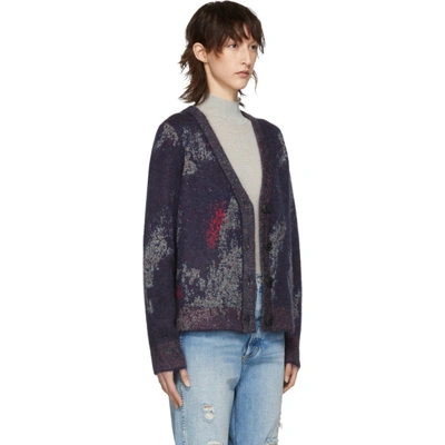 Shop Rag & Bone Rag And Bone Navy Fleur Cardigan In 403 Nvy/sge