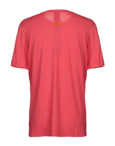 Shop Omc T-shirts In Red