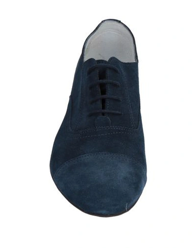 Shop Anderson Laced Shoes In Dark Blue