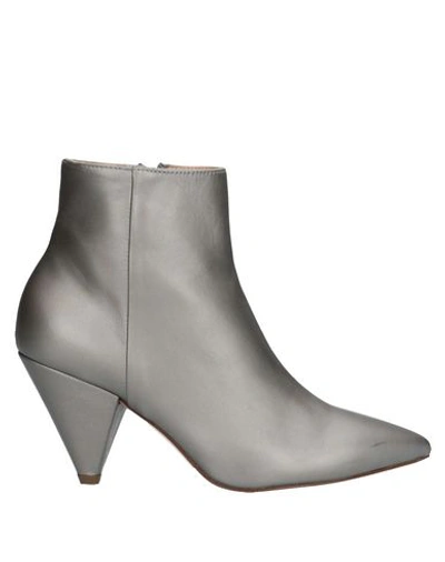 Shop Giampaolo Viozzi Ankle Boot In Light Grey