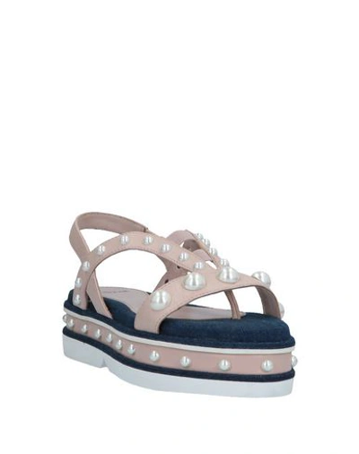 Shop Clone Sandals In Pink