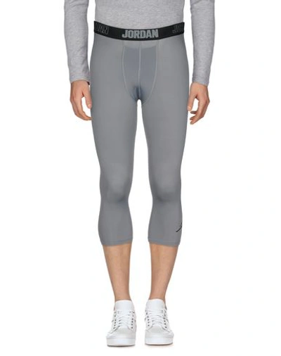 Shop Jordan Leggings In Grey