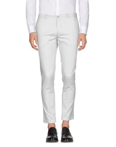 Shop Obvious Basic Casual Pants In Light Grey