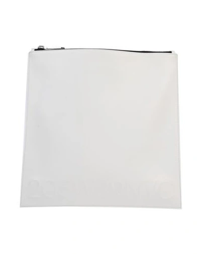 Shop Calvin Klein 205w39nyc Man Handbag White Size - Soft Leather