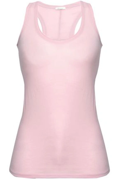 Shop Skin Woman Pima Cotton-jersey Pajama Top Baby Pink