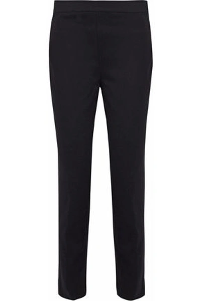 Shop Missoni Woman Wool-blend Twill Straight-leg Pants Black