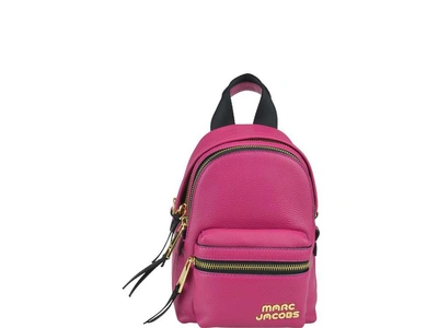 Shop Marc Jacobs Logo Micro Backpack In Pink