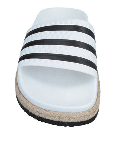 Shop Adidas Originals Sandals In White