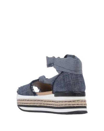 Hogan Sandals In Blue