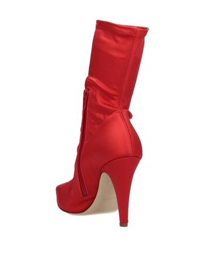 Shop Giampaolo Viozzi Ankle Boot In Red