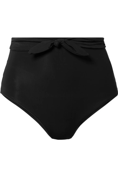Shop Mara Hoffman Jay Knotted Bikini Briefs In Black