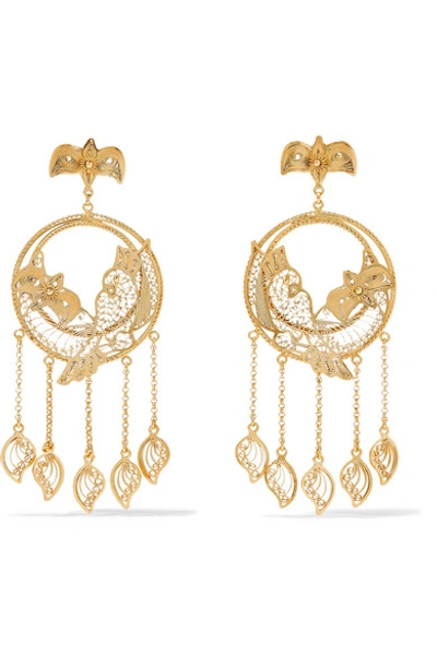 Shop Mallarino Catalina Gold Vermeil Earrings