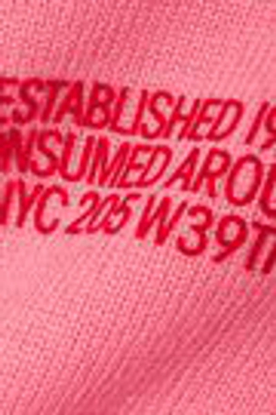 Shop Calvin Klein 205w39nyc Woman Flocked Cashmere Sweater Pink