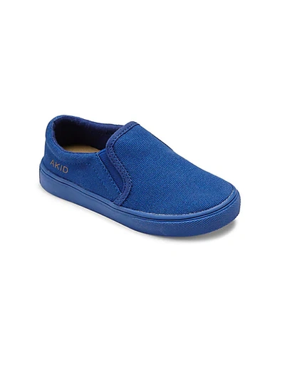 Shop Akid Boy's Liv Canvas Slip-on Sneakers