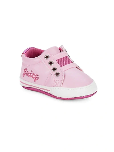 Shop Juicy Couture Baby Girl's Velcro Logo Sneakers