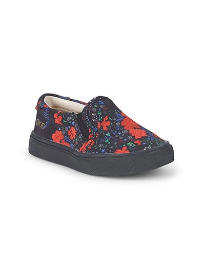 Shop Akid Little Girl's & Girl's Liv Graphic Slip-on Sneakers