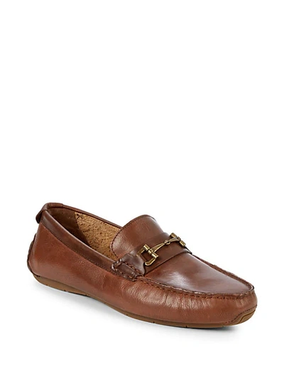 Shop Cole Haan Leather Buckle Loafers