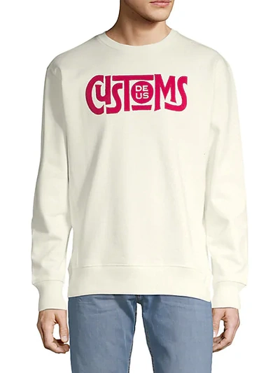 Shop Deus Ex Machina Greaser Crewneck Cotton Sweatshirt