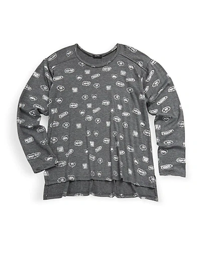 Shop Zara Terez Girl's Pullover Graphic-print Tee