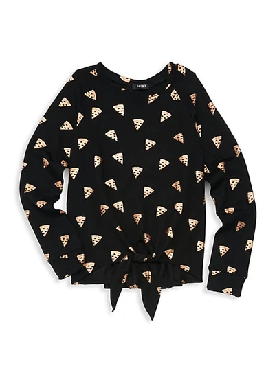 Shop Terez Girl's Foil Printed Sweater