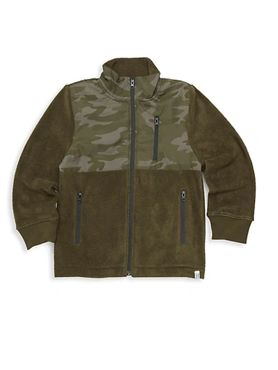 Shop Sovereign Code Little Boy's Undercover Camo Fleece Jacket