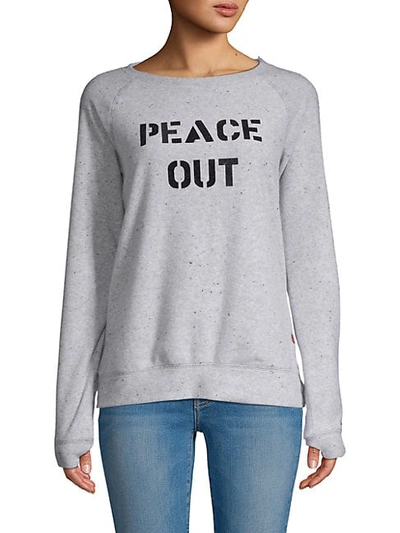 Shop Peace Love World Classic Printed Sweatshirt